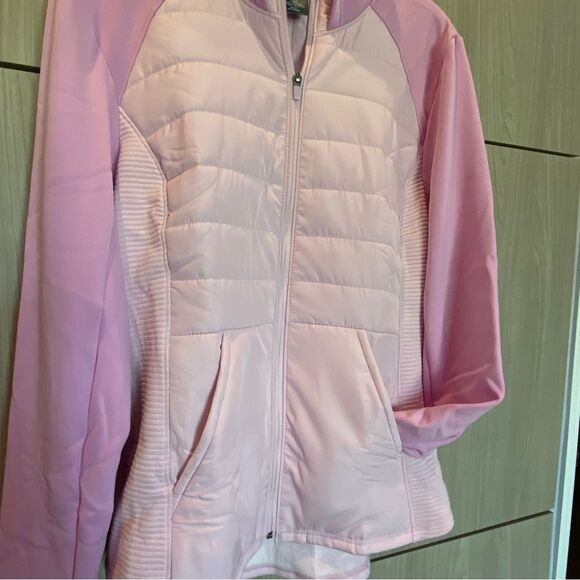 Tek Gear Hooded Athletic Jacket Size XL NWT Lilac Pink - Picture 2 of 12